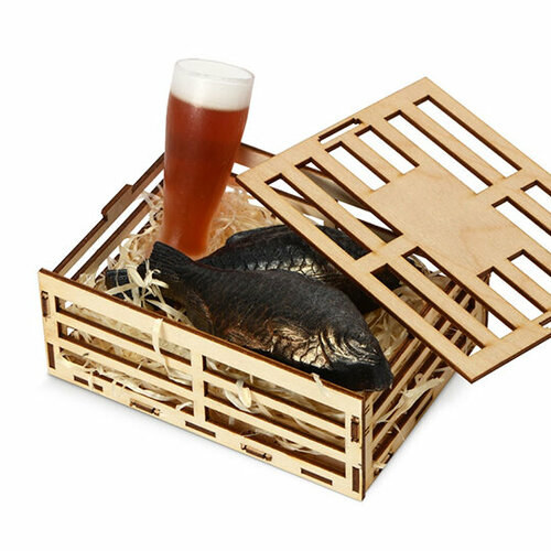 Набор мыла подарочный 'Пиво и рыбка' сувенирный набор из мыла ручной работы пиво рак и рыбка 3 набора