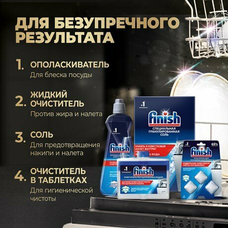 Капсулы для посудомоечной машины Finish Quantum Ultimate, 60шт - фотография № 13