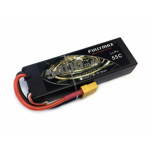 Аккумулятор LiPo Fullymax 7.4V 5400мАч в корпусе FB5400-55C-7.4V-WB