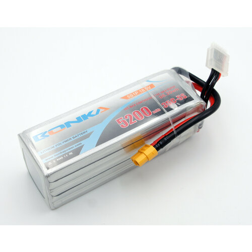 Аккумулятор LiPo Bonka 5200мАч 35C 18.5V BK-5200-35-5S