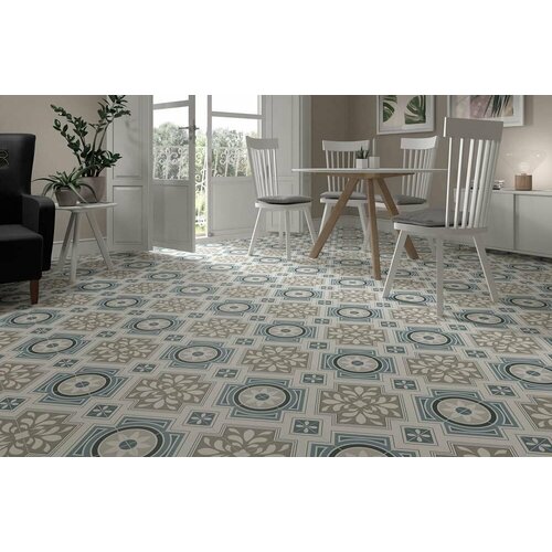 Плитка керамическая для пола Borneo Grey Dvomo 450х450/10, упаковка 5 шт. / 1.01 кв. м