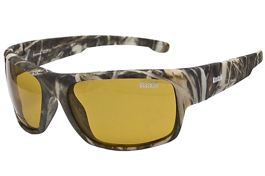 Поляризационные очки водителя (рыбака, охотника) Alaskan AG27-01 Bremner yellow