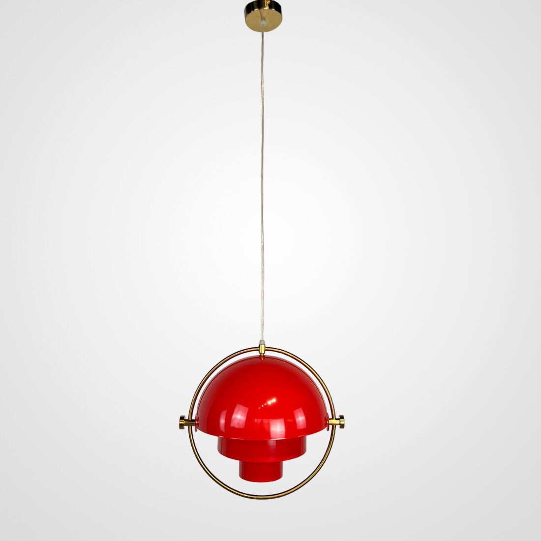 Люстра Louis Weisdorff Gubi Multi-lite Pendant Red