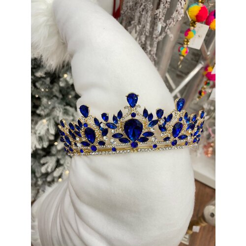 15409 Диадема с синими камнями Karlsbach