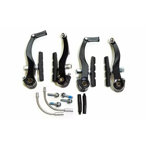 фото Тормоз v-br набор power vbr-800a алюминиевый пер+зад под 70 мм. черный нет бренда