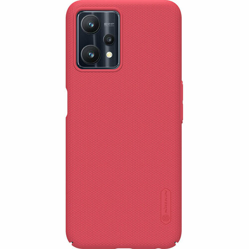 Накладка Nillkin Frosted Shield пластиковая для Realme 9 Pro 5G / Q5 5G Red (красная) накладка пластиковая матовая для realme 9 pro 5g realme q5 5g с силиконовой окантовкой красная