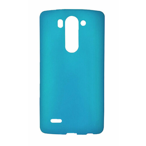 Накладка силиконовая для LG G3 mini / G3 S матовая голубая
