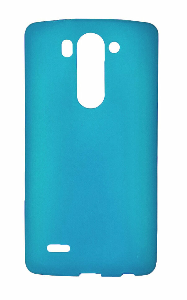 Накладка силиконовая для LG G3 mini / G3 S матовая голубая