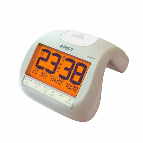 Часы будильник RST радиоконтролируемые Snail 111 слоновая кость 280000₽