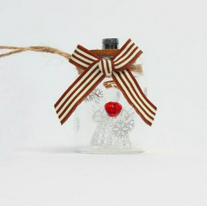 фото Стеклянная банка с LED подсветкой