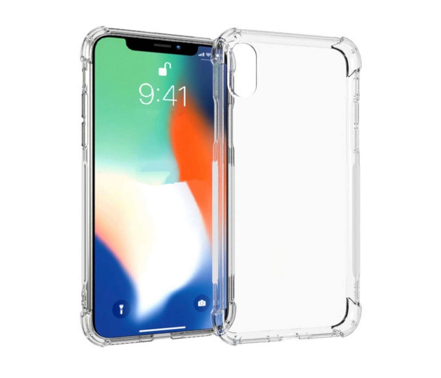 Чехол-бампер MyPads Tocco для iPhone X / XS 10 (Айфон 10 Х Икс) с усиленной защитой углов противоударный прозрачный