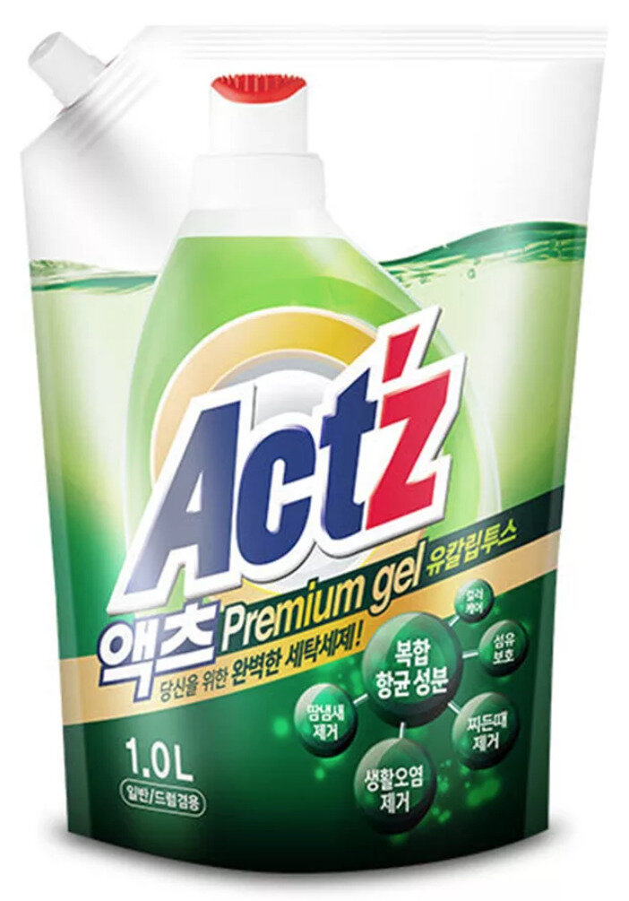 Pigeon Гель для стирки ACT'Z Premium Gel Eucalyptus, 1000мл