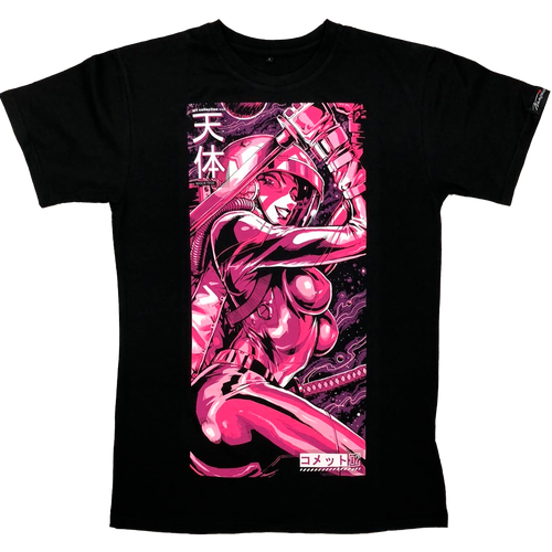 Футболка Комета, размер 50, черный