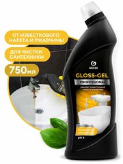 GRASS Cредство для туалета и ванной комнаты "Gloss-gel" Professional 750 мл