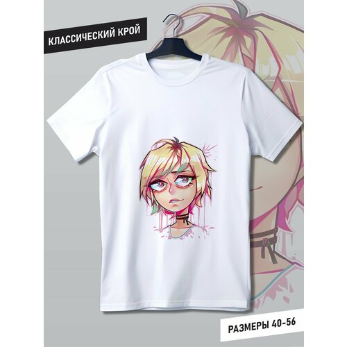 фото Футболка, размер l, белый будь на стиле