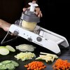 Овощерезка Смарт-Терка Mandoline Slicer (18 видов размеров нарезки) / Слайсер терка / Шинковка / Измельчитель для овощей и фруктов - изображение