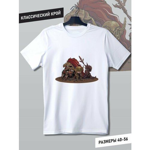 фото Футболка, размер l, белый будь на стиле