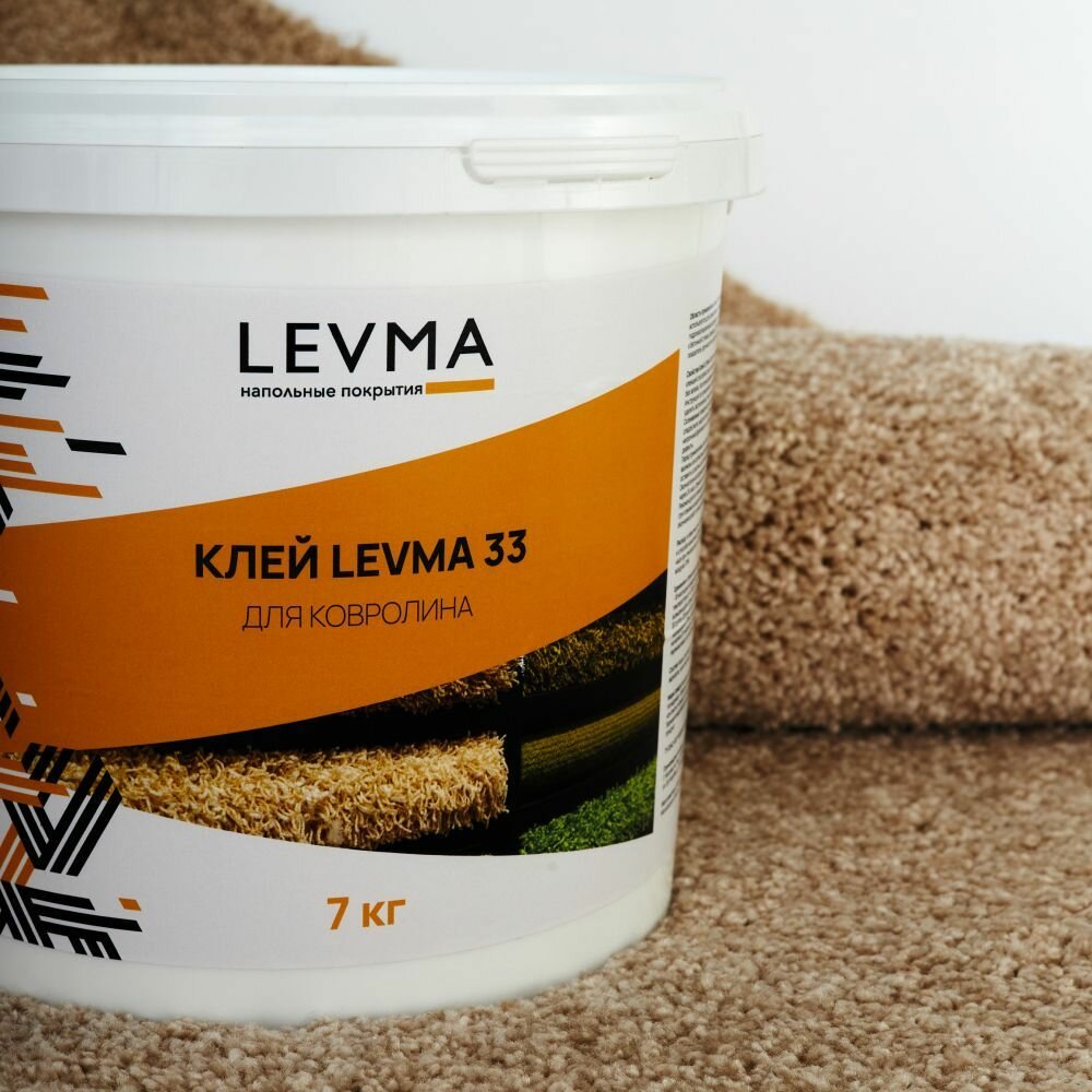 Клеи Для Напольных Покрытий Клей для напольных покрытий LEVMA "Levma glue 33", 7 кг. Клей для ковролина, 5319554