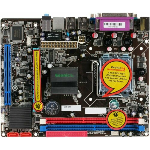 Материнская плата ESONIC G41M-COMBO LGA775 материнская плата esonic g41cpl3 lga775