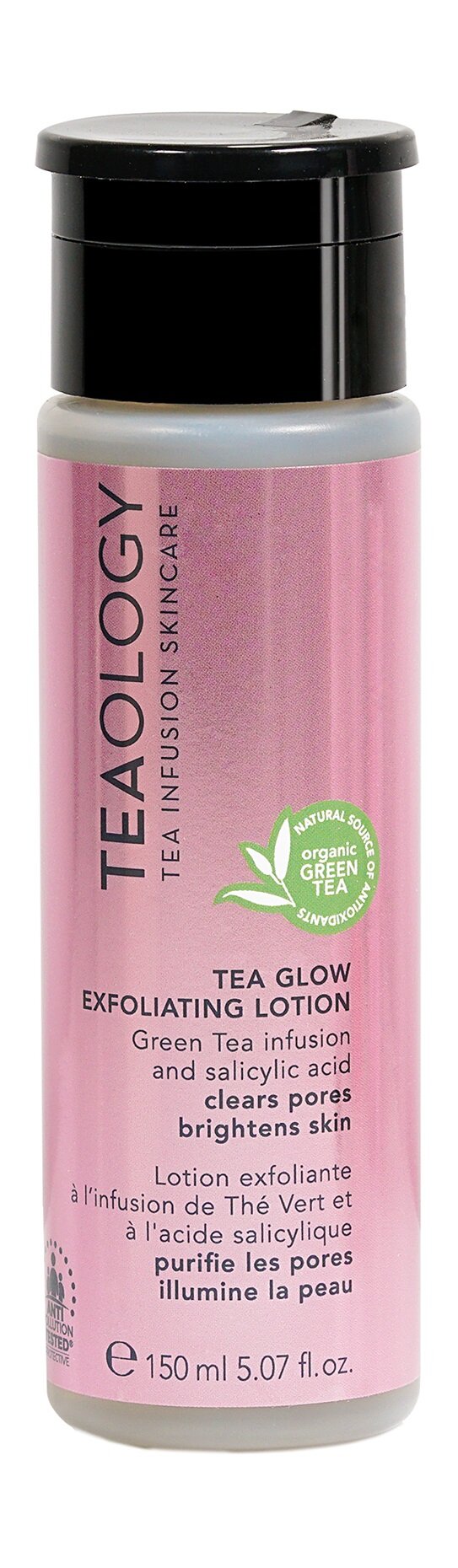 Отшелушивающий лосьон для лица с зеленым чаем и салициловой кислотой Teaology Tea Glow Exfoliating Lotion 150 мл .