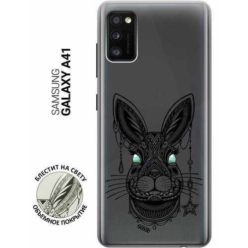 Ультратонкий силиконовый чехол-накладка для Samsung Galaxy A41 с 3D принтом Grand Rabbit ультратонкий силиконовый чехол накладка для samsung galaxy a71 с 3d принтом grand rabbit