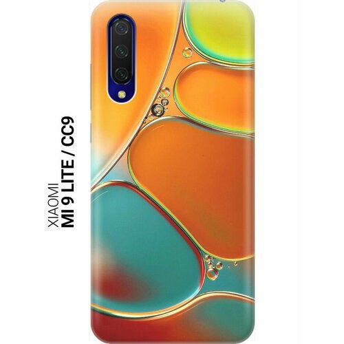 Ультратонкий силиконовый чехол-накладка для Xiaomi Mi 9 Lite, CC9 с принтом Разноцветные пузырьки силиконовый чехол на xiaomi mi 9 lite cc9 сяоми ми 9 лайт ми сс9 с принтом разноцветные карандаши