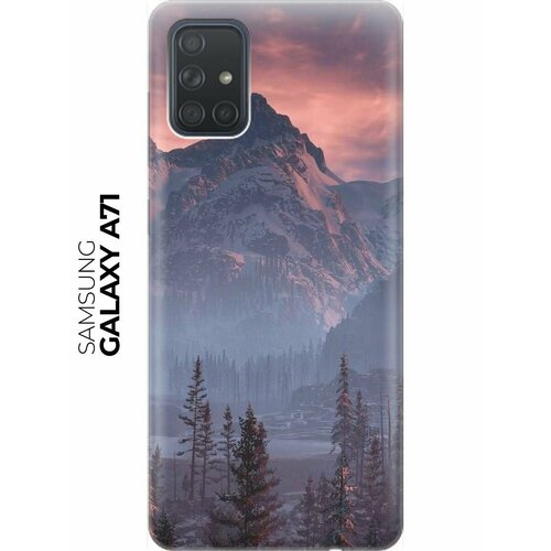 RE: PA Накладка Transparent для Samsung Galaxy A71 с принтом Лес, горы, зарево re pa накладка transparent для samsung galaxy a41 с принтом лес горы зарево