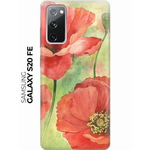 RE: PA Чехол - накладка ArtColor для Samsung Galaxy S20 FE с принтом Алые маки re pa чехол накладка artcolor для samsung galaxy s20 fe с принтом сердечки