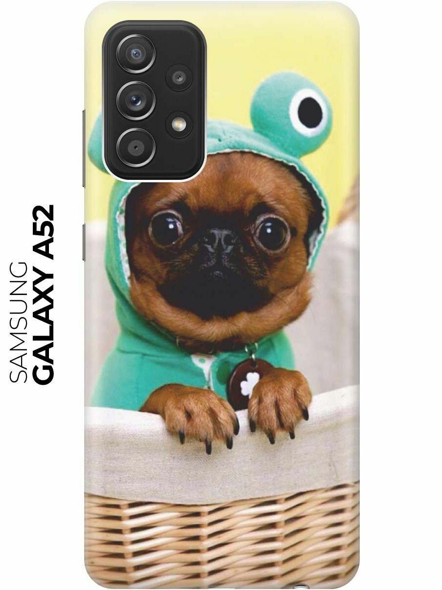 RE: PA Чехол - накладка ArtColor для Samsung Galaxy A52 с принтом "Собака в смешной шапке"