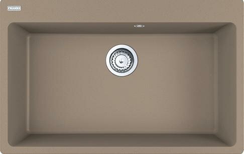 фото Best, Centro, Мойка CNG 610/210-73, Fragranite+, База 80 см, на столешницу, миндаль