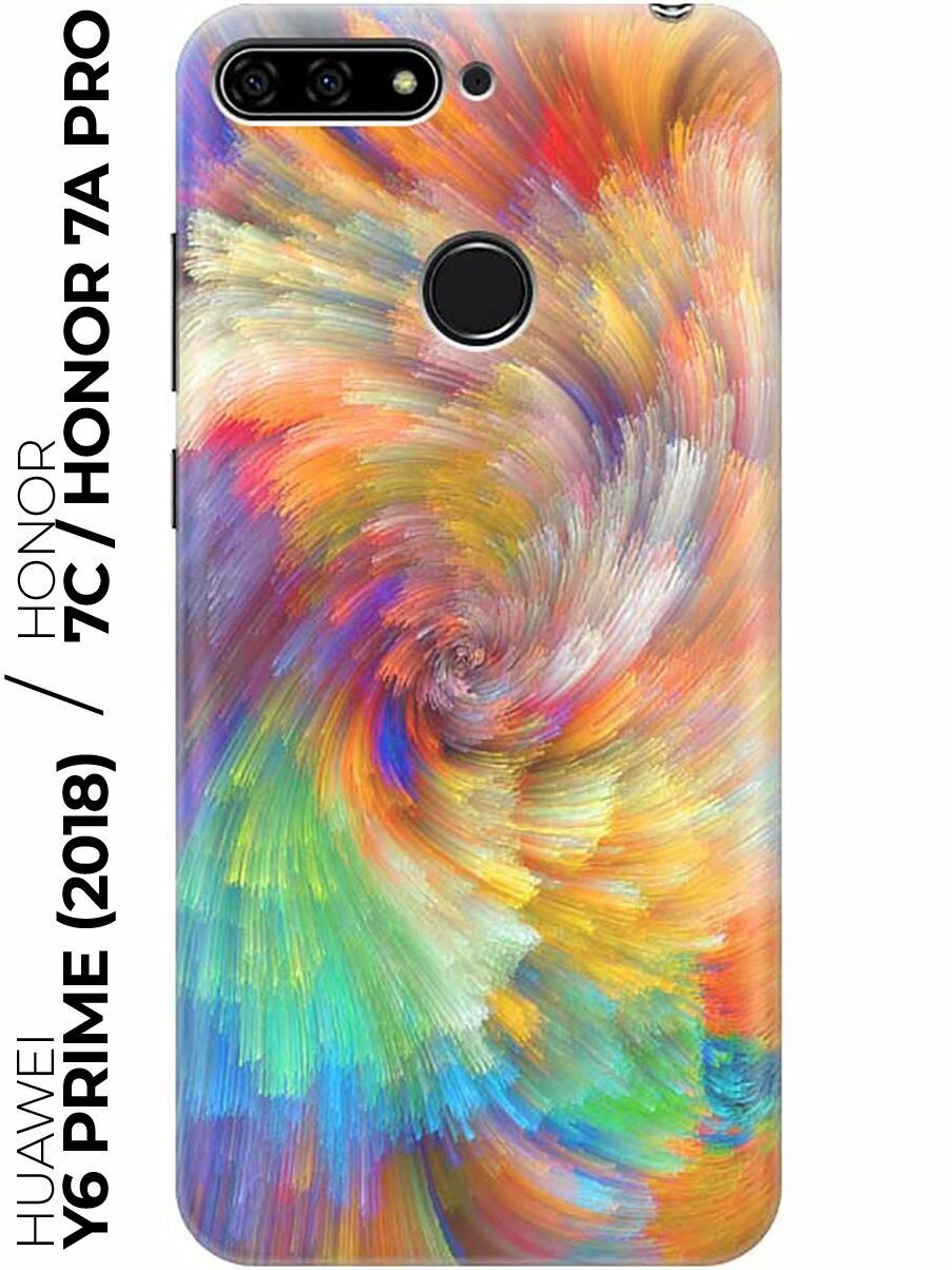RE: PA Чехол - накладка ArtColor для Huawei Y6 Prime (2018) / Honor 7C / Honor 7A Pro с принтом "Акварельная красота"