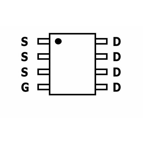 Микросхема AO4712 N-Channel MOSFET 30V 13A SO-8 oshtraco fuse 13a