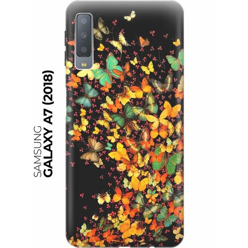 RE: PAЧехол - накладка ArtColor для Samsung Galaxy A7 (2018) с принтом Взрыв бабочек re paчехол накладка artcolor для samsung galaxy a8 2018 с принтом весенний взрыв