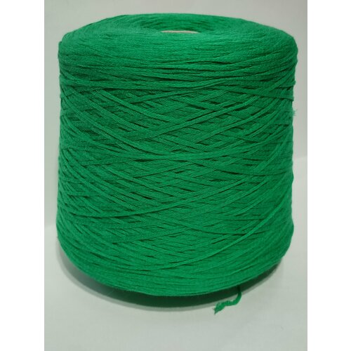 Pura lana Italia, светло-зеленый. Состав 100℅ хлопок шнурок плетёный . Метраж 100гр/ 350м в бобине 0,500гр