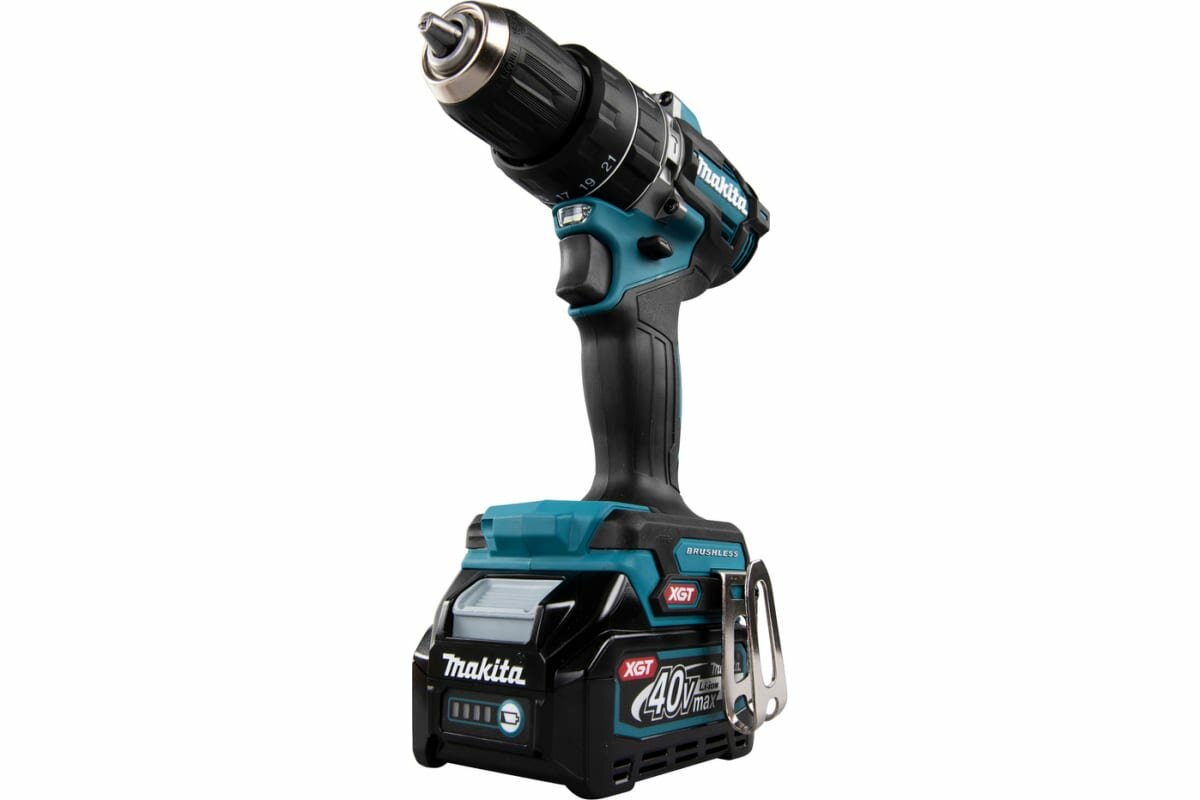 Аккумуляторная дрель-шуруповерт Makita HP002GD201 ударная - фото №16