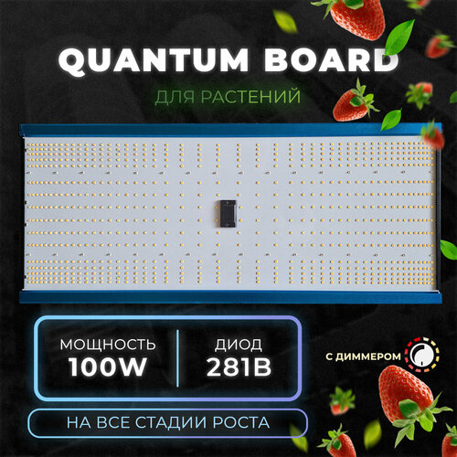 Светильник для растений quantum board 240w, Светодиодная лампа полный спектр 281b Квантум борд