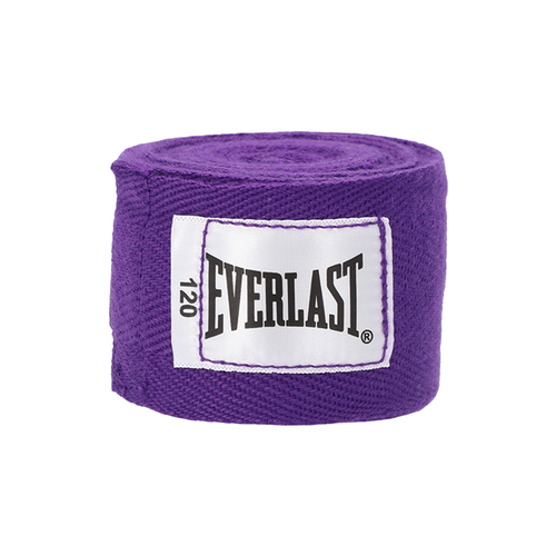 Бинты боксерские Everlast 23 Purple 3 м. (One Size) бинт боксерский rm 101 grey red хлопок полиэстер 3 м