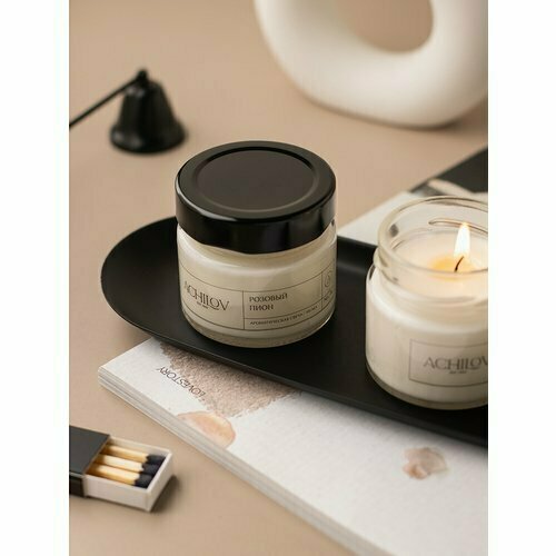 Свеча ароматическая Achilov Розовый пион, 100 мл