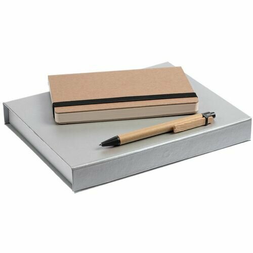 Набор Eco Write Mini, черный коробка doc под блокнот аккумулятор и ручку серебристая