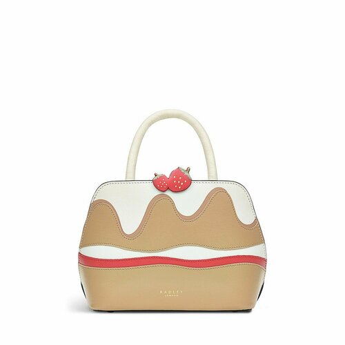 Сумка клатч Radley The Anniversary Minis Small Ziptop Grab RDLH8313265, фактура гладкая, бежевый