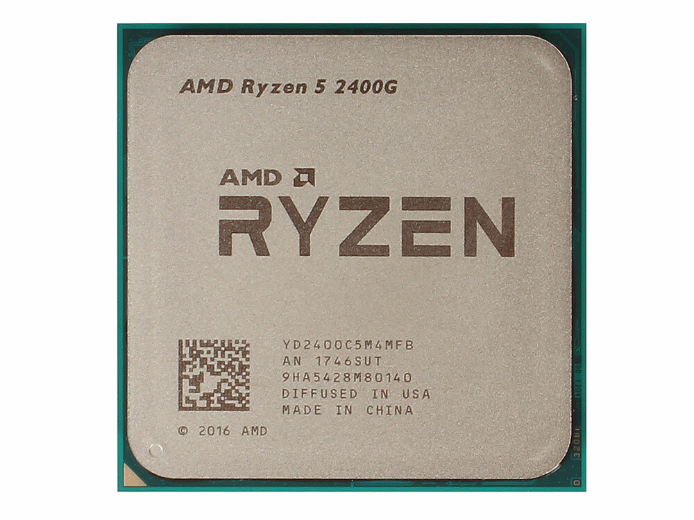 Процессор AMD Ryzen 5 2400G AM4 4 x 3600 МГц