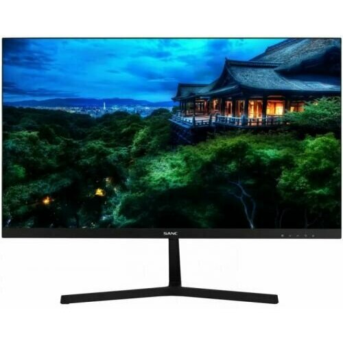 23 8 монитор sanc n50plus ii ips 75hz компьютерный жк дисплей Монитор 23,8 SANC M2453 6974772490526 1920x1080, IPS, 16:9, 250cd/m2, 3000:1, 5ms, 75Hz, 178°/178°, VGA, HDMI, white