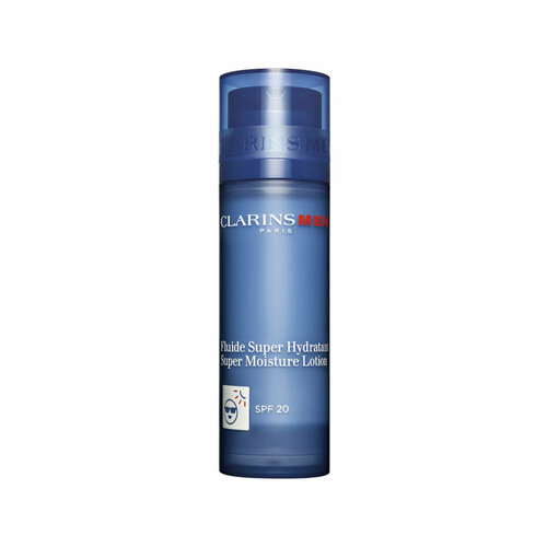 CLARINS MEN Fluide Super Hydratant Лосьон для лица муж. увлажняющий SPF 20, 50мл clarins флюид для лица men fluide super hydratant spf20 50 мл