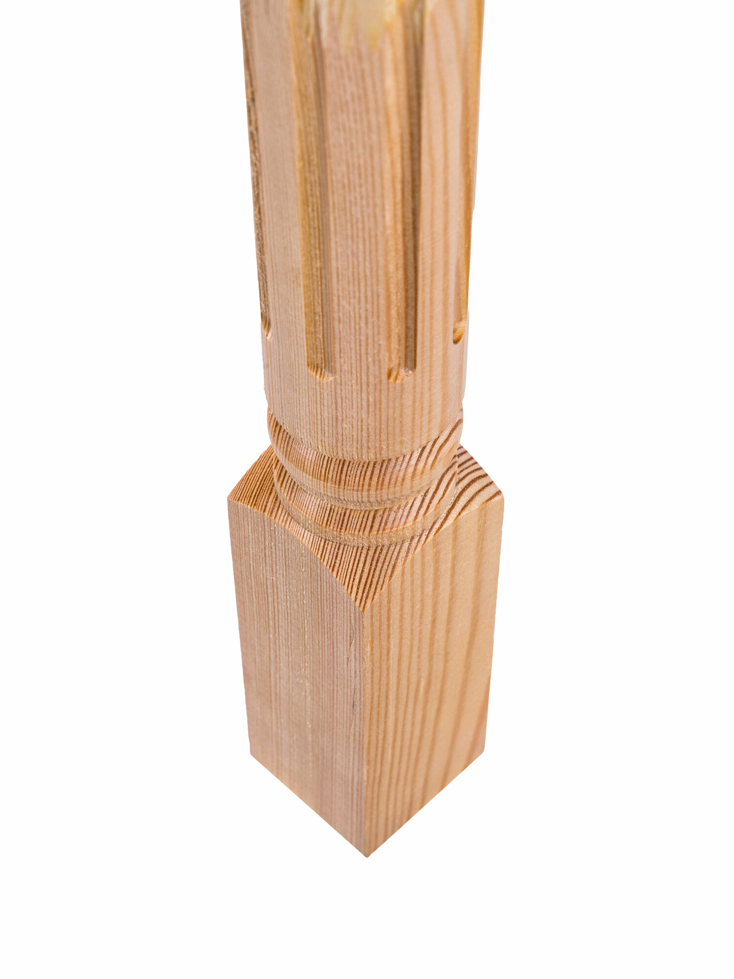 Набор 4 балясины деревянные 900х50х50мм / сращенная без сучков / лестничное ограждение балюстрада из сосны премиум АА модель 50/Р1