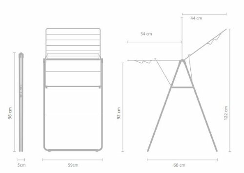 Сушилка напольная 15 м Brabantia HangOn чёрный - фото №11