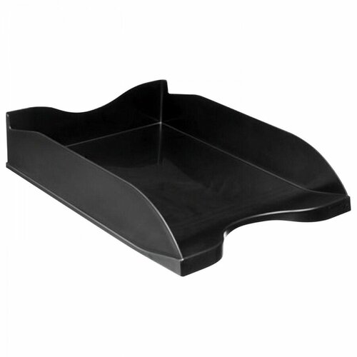 Лоток для бумаг горизонтальный Оскол-пласт Гранд, черный