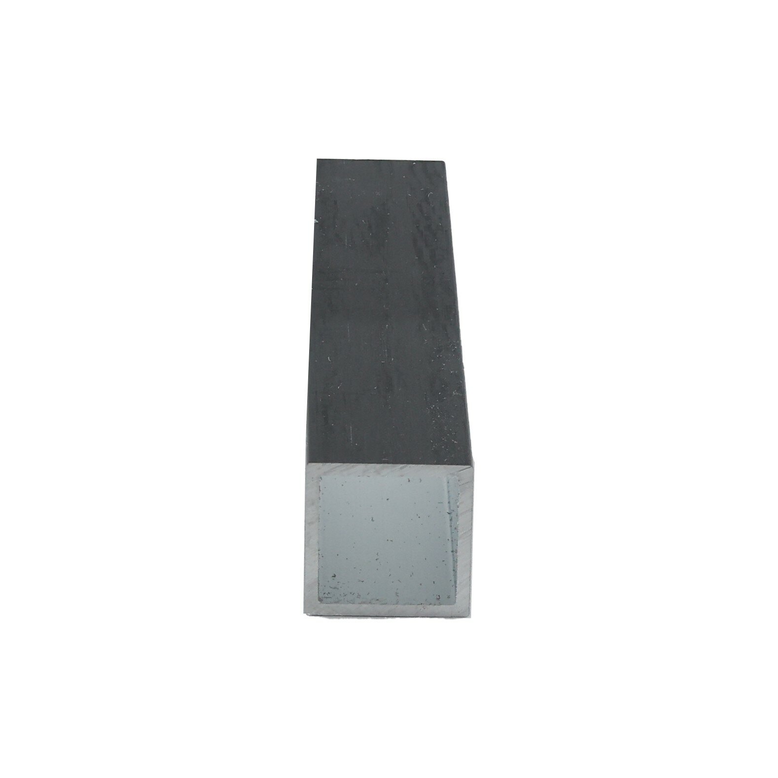 Профиль алюминиевый квадратный базовый, цвет чёрный профильная труба, 1 м - фотография № 3