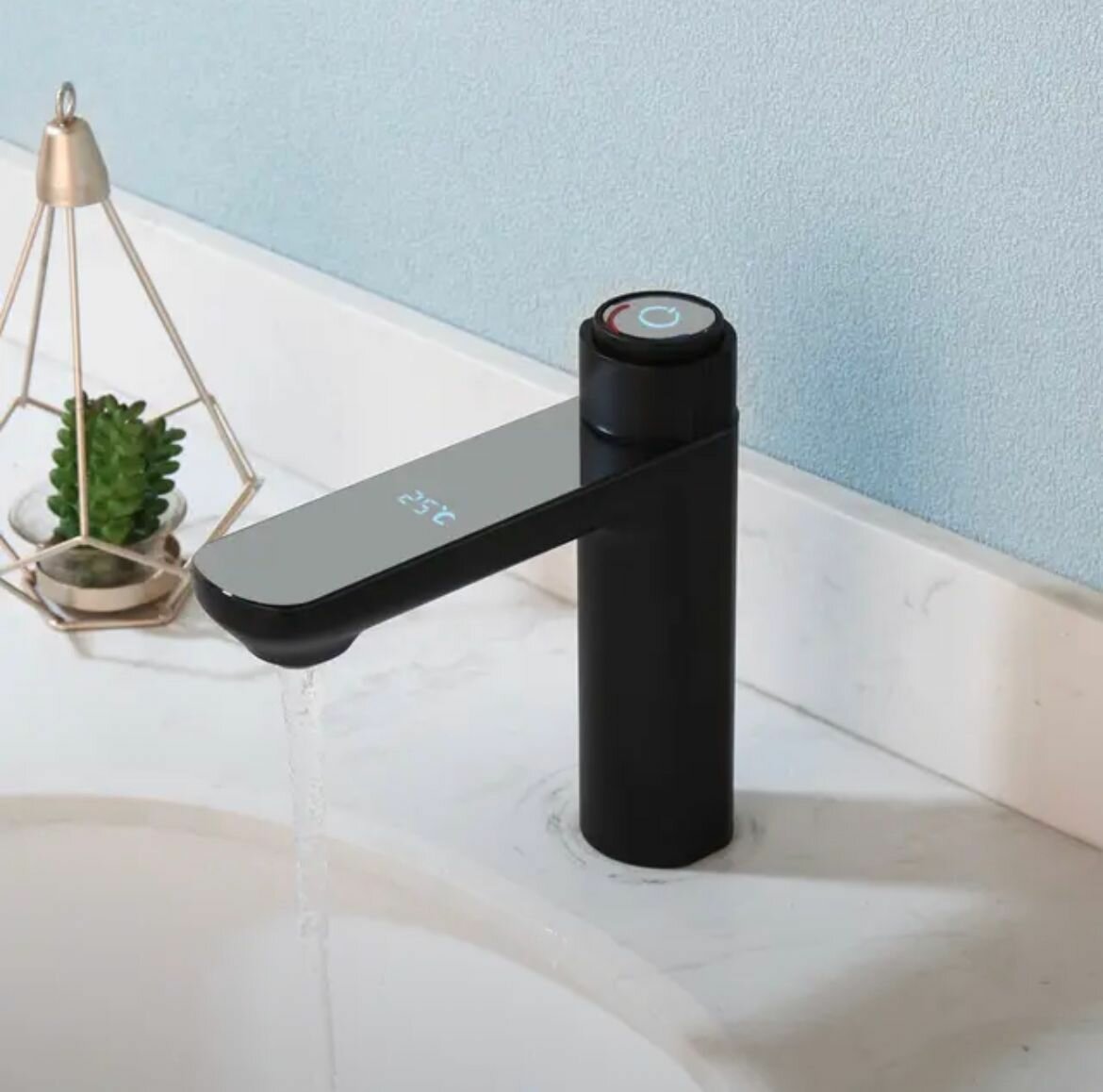 фото Смеситель Чёрный с Термостатом