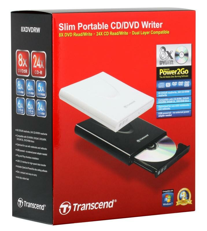 Оптический привод Transcend TS8XDVDS-K Black