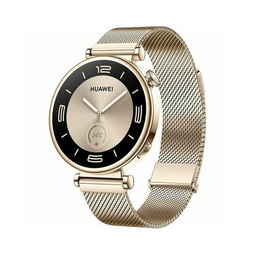 Смарт-часы HUAWEI Watch GT 4 41mm (55020BHW) Gold Milanese Strap золото
